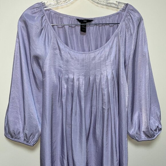 H&M Purple Flowy Blouse - Picture 3 of 6